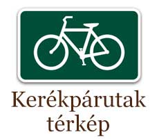 Kerékpárutak térkép